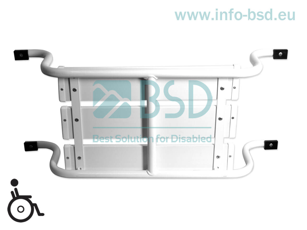 BSD - uchwyty dla niepełnosprawnych - Siedzisko wannowe bez oparcia 14 – 20 cm białe